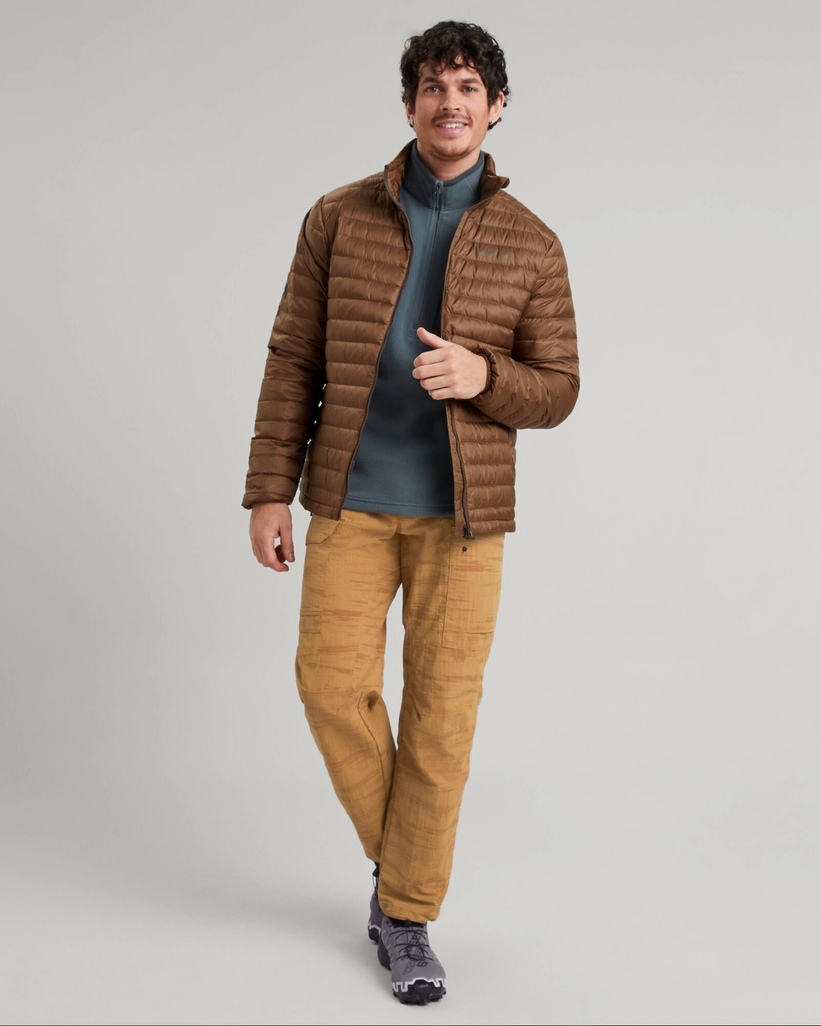 Men's Heli R Down Jacket - Liqueur Hidden Storage Compartment Contemporary Fit