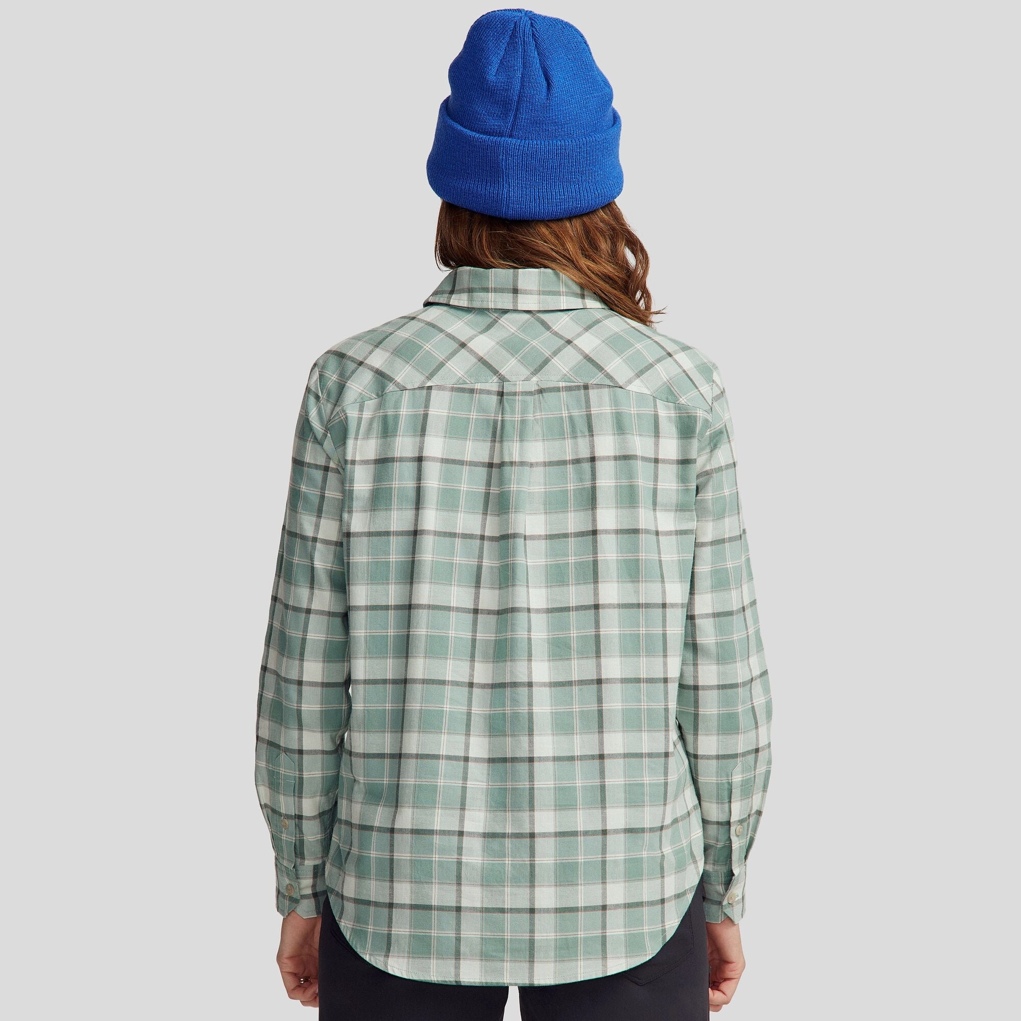 Modern Cut Women's Fyfe L/S Shirt - Deep Forest Plaid