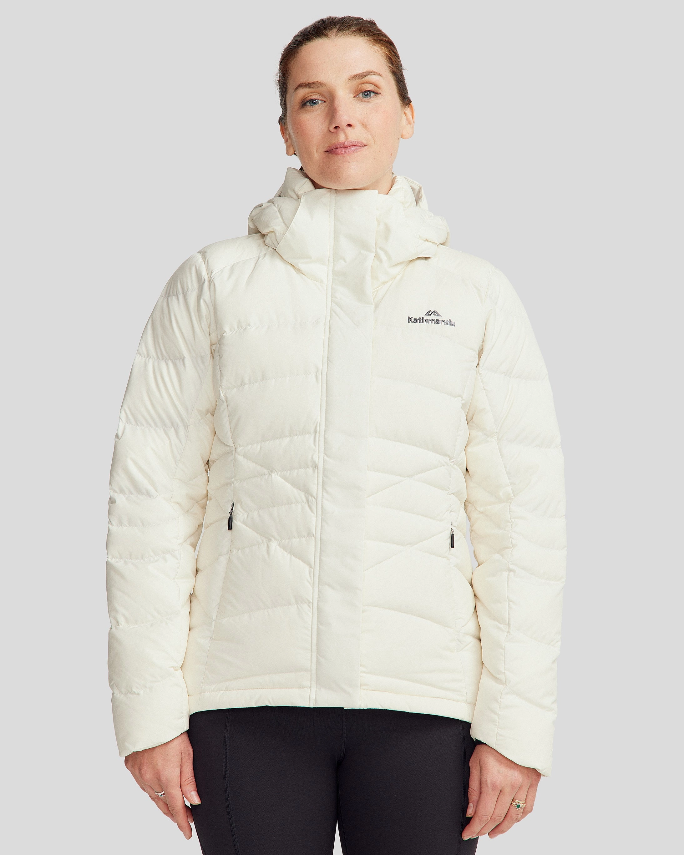 Women's Winterburn Hooded Down Jacket - Natural Thermo Regulating Fabric