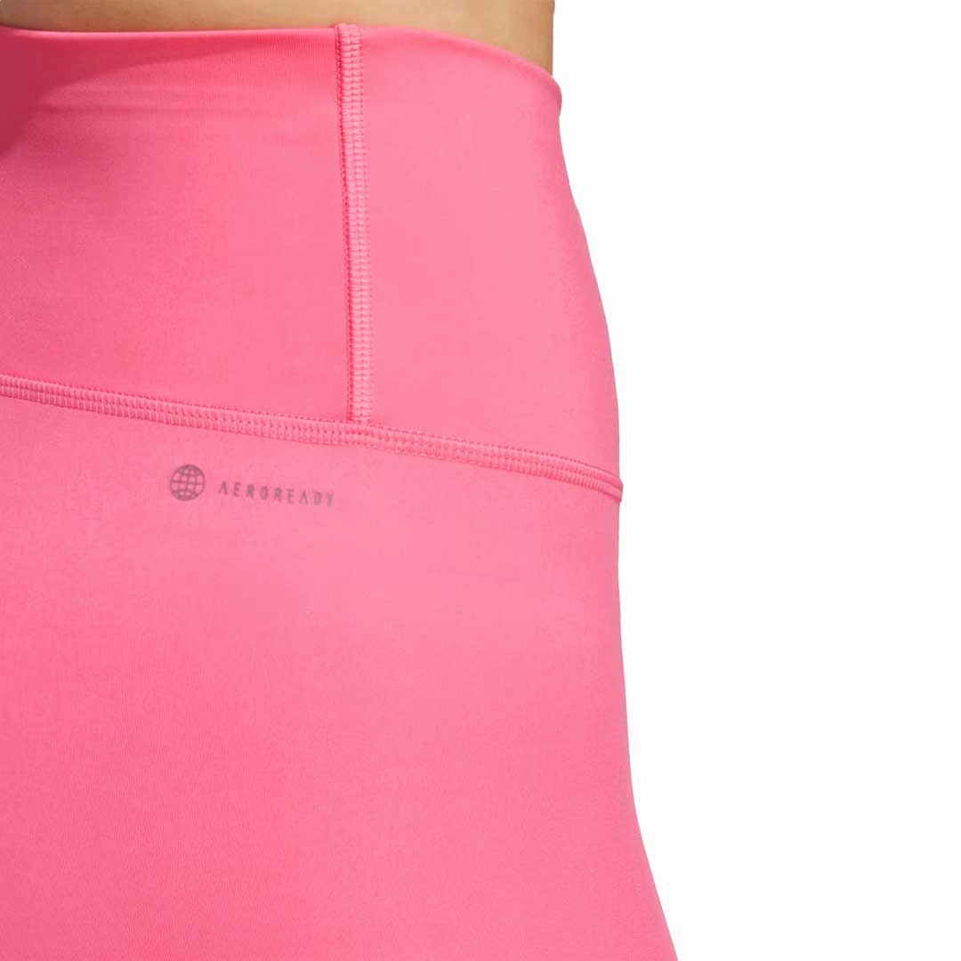 adidas - Women's Optime Hyperbright Training High Rise 7/8 Tights (IL6624) RecycledPolyester Essential Wearable