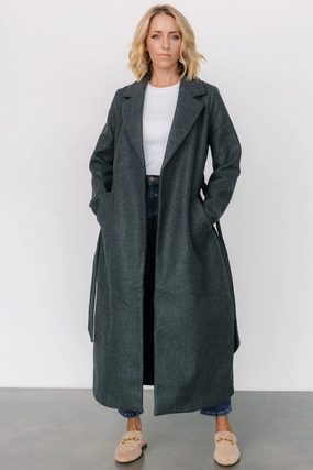 Glenwood Coat | Dark Gray understated look Fashion Event