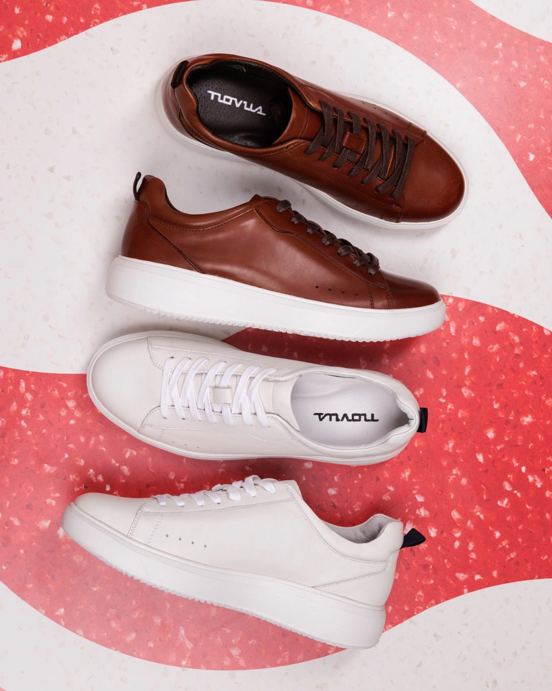 All-day arch Theo White Napa Leather