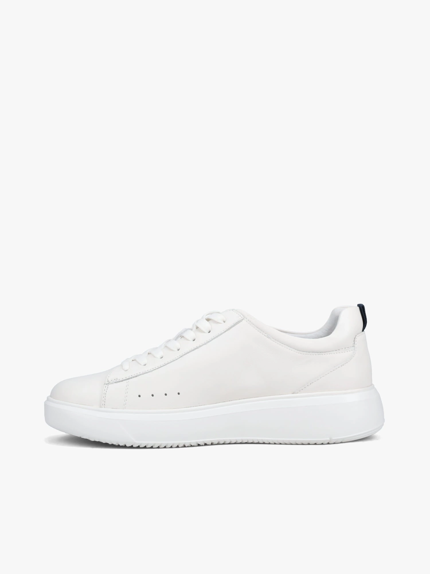 Theo White Napa Leather Luxurious Feel Tidy Aesthetic