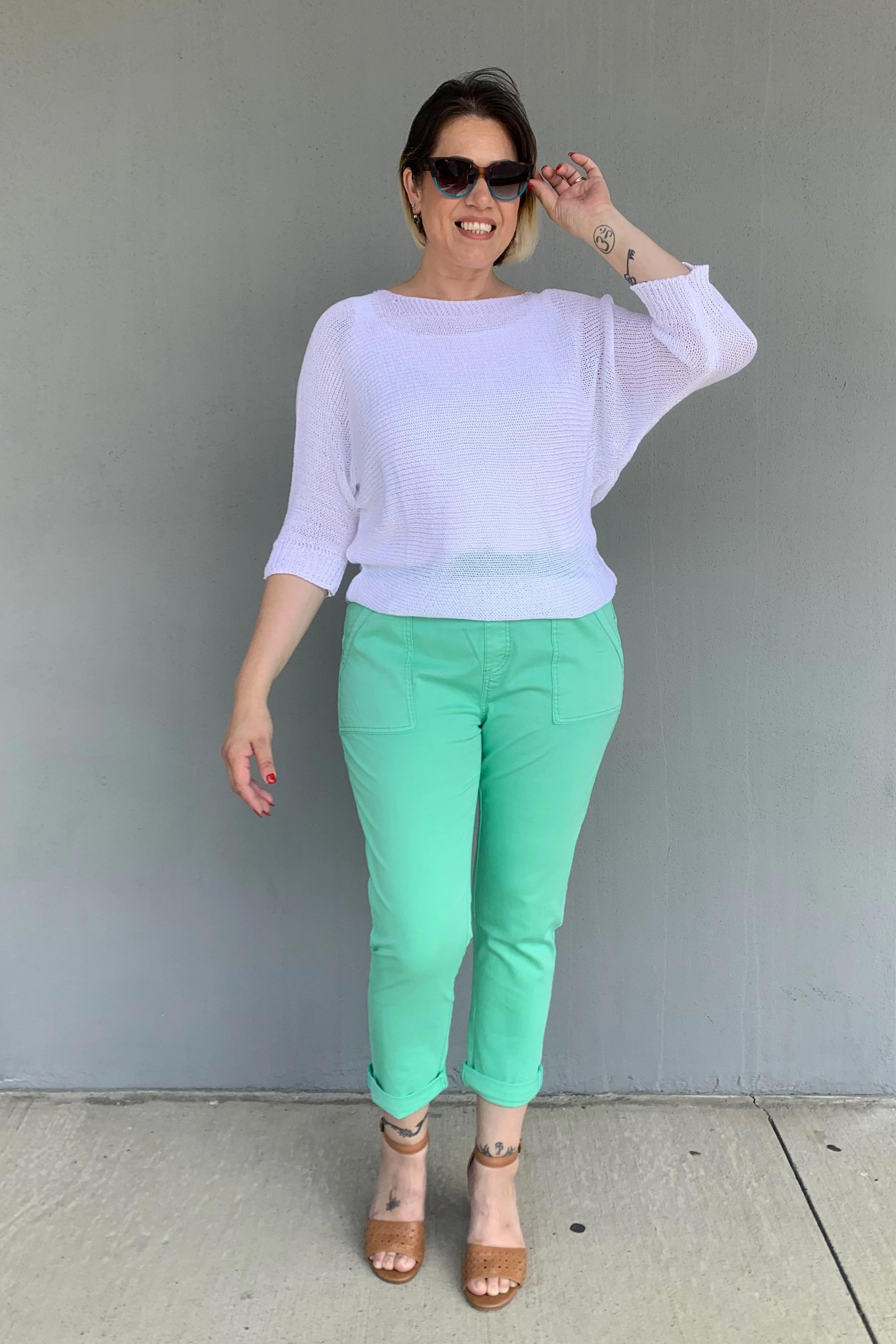 Threadz - 45629 Isabella Cotton Pant Freedom Motion