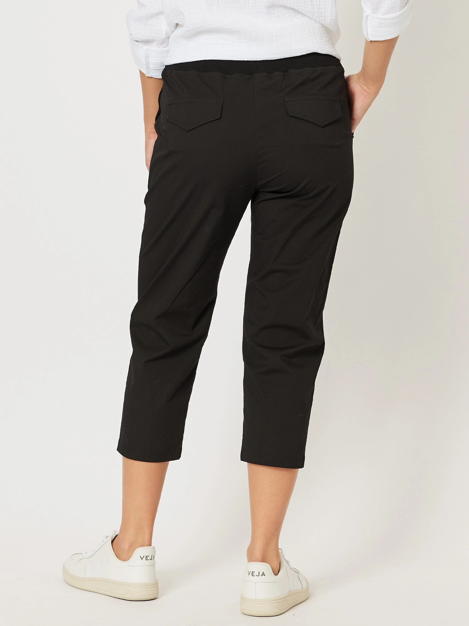 Threadz Santorini Cotton Pant Black Quick Release Moisture Management Ultimate Comfort