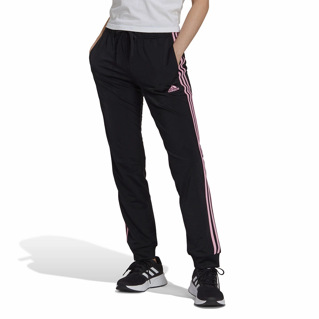 adidas - Women's Essentials Warm-Up Slim Tapered 3 Stripes Pant (HP0461) Fit For Movement Fresh Fit