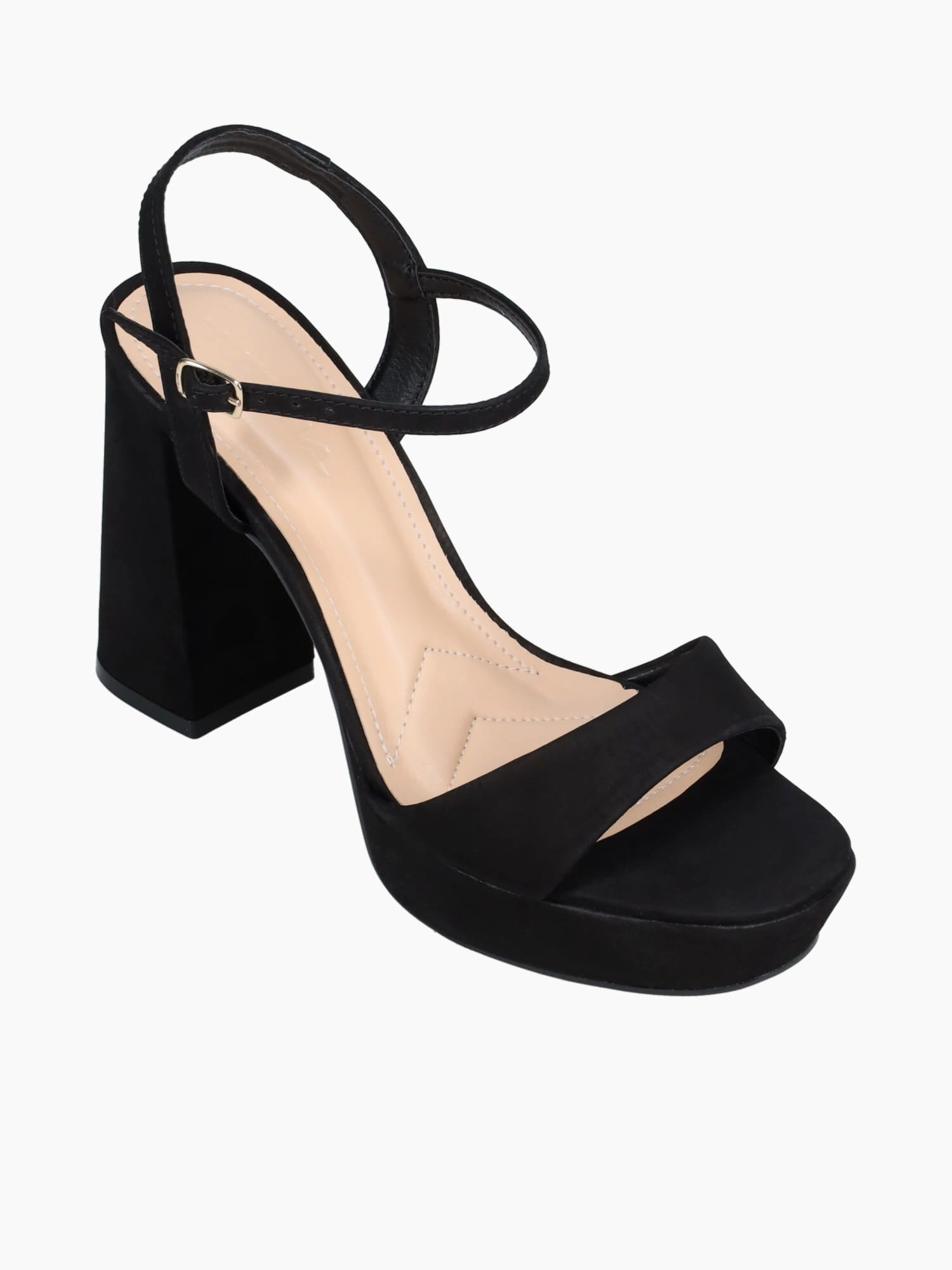 Cassia Preto Nobuck Open Toe Evening Pumps Statement Color