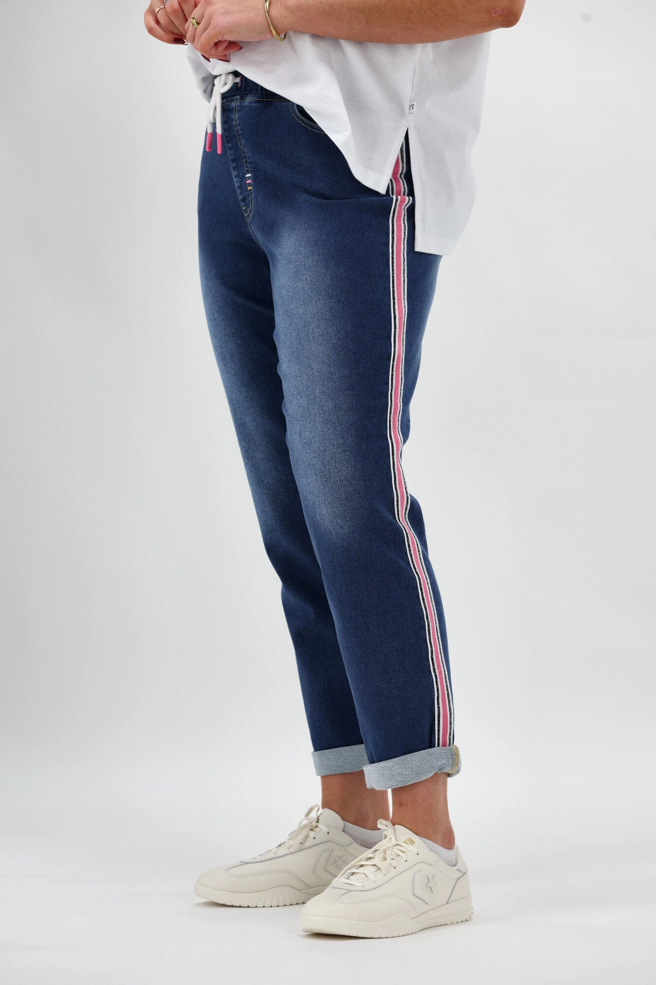 Sport Flex Ultra Light Outdoor Running Shine On Label Raglan Collection Denim Jogger Mid Blue