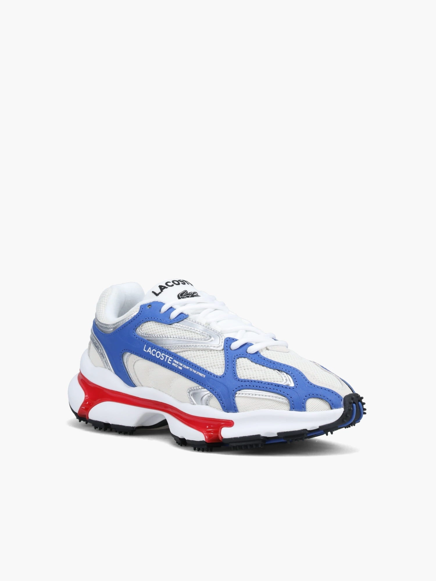 Luxurious lining L003 2k24 Wht Red Blu mesh
