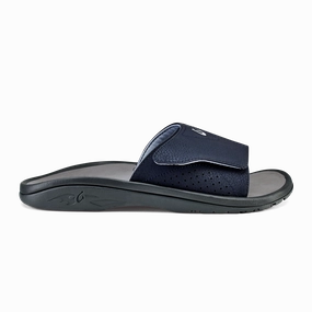 slim fit pool Nalu Slide - Trench Blue / Charcoal