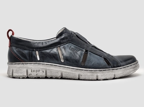 Urban Move Pro Outdoor Errands Men's Everyday Slip-On Leather Shoes - Blue