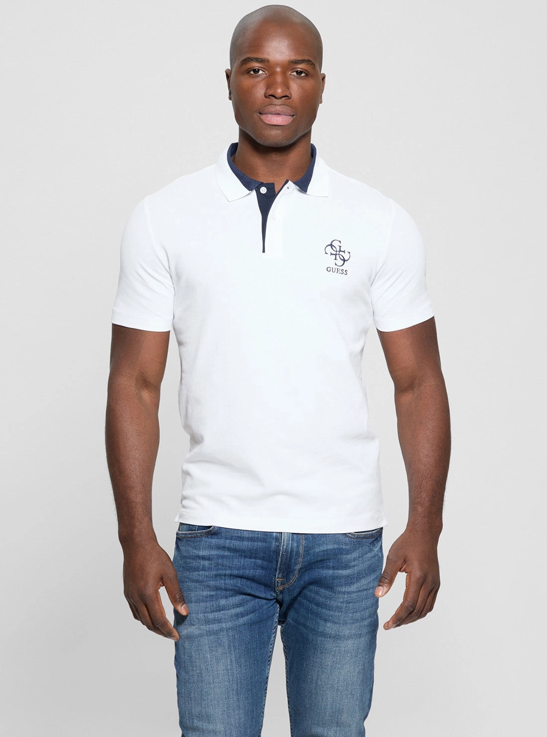 Eco White Lyle Polo Shirt Classic Wear
