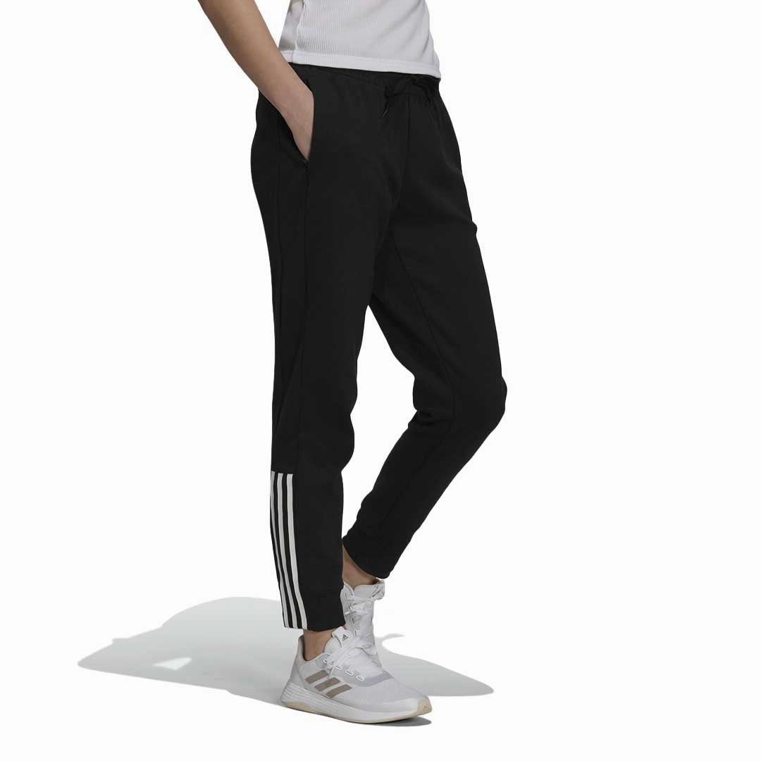 adidas - Women's Essentials 3-Stripes Regular-Cut Pant (GS1383) Mid Rise