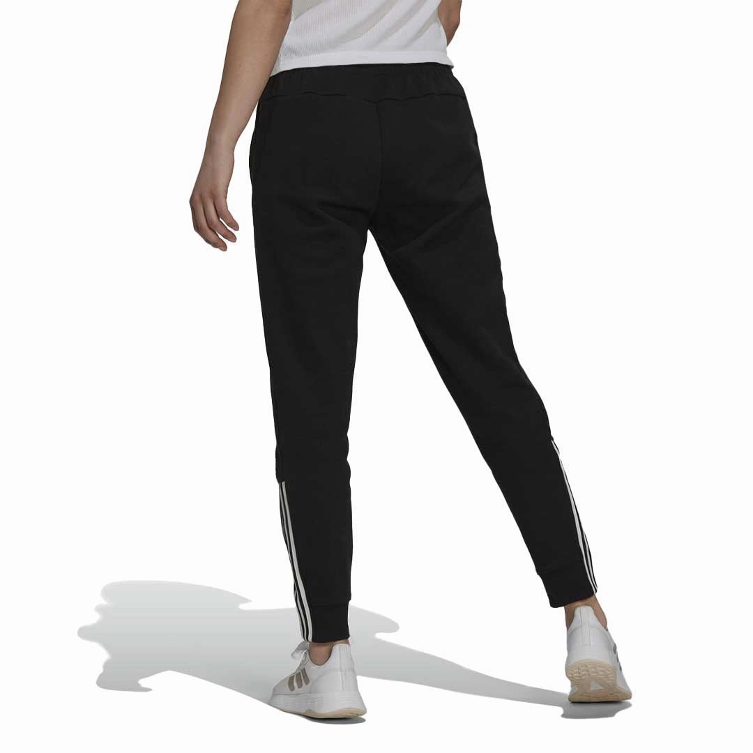 adidas - Women's Essentials 3-Stripes Regular-Cut Pant (GS1383) Fashionable Appeal Core Comfort