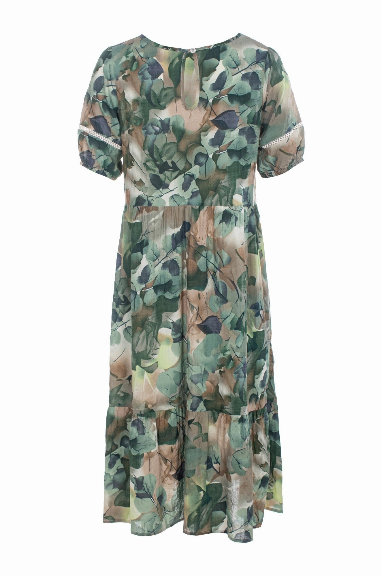 Free Step Dress | Green Silver Garden | 6532C1