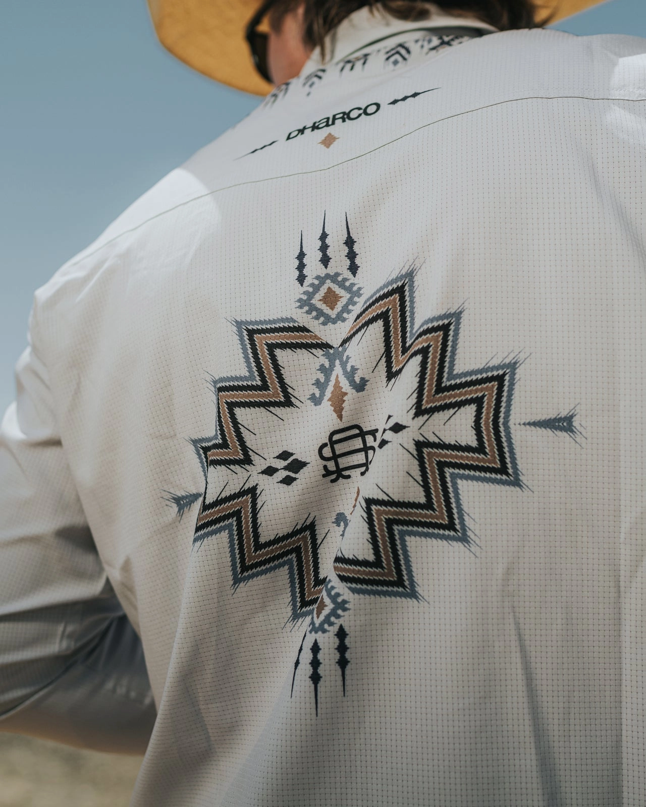 Date night Mens Tech Long Sleeve Shirt | Kyle Strait Signature Rattlesnake