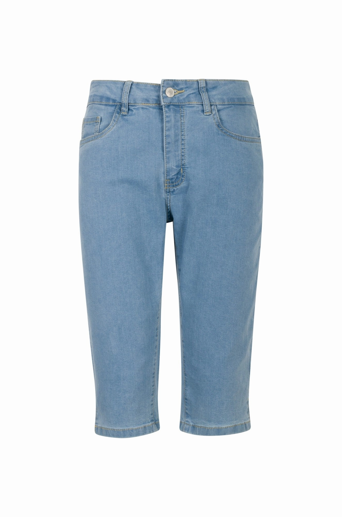 Body Fit Ready Twin Lakes Below Knee Jeans | LIGHT INDIGO | 6503A1