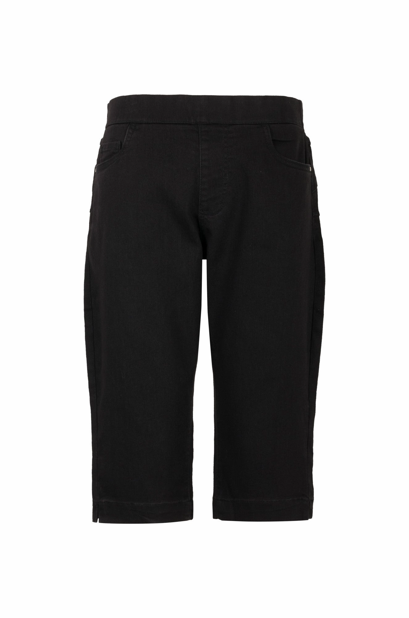 Twin Lakes Denim Below Knee Jeans | Black | 6505A1 All Round Fit