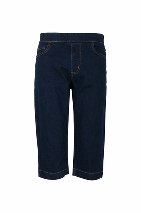 Twin Lakes Denim Below Knee Jeans | DARK INDIGO | 6505A1 Bold Earthy Iconic Outfit