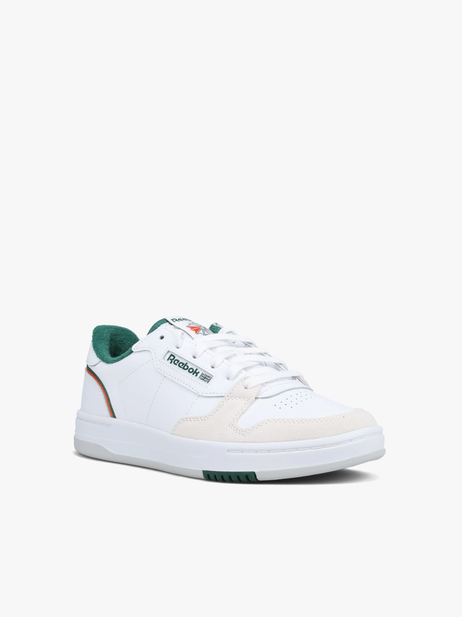 Work Walk Phase Court White Darkgreen leather