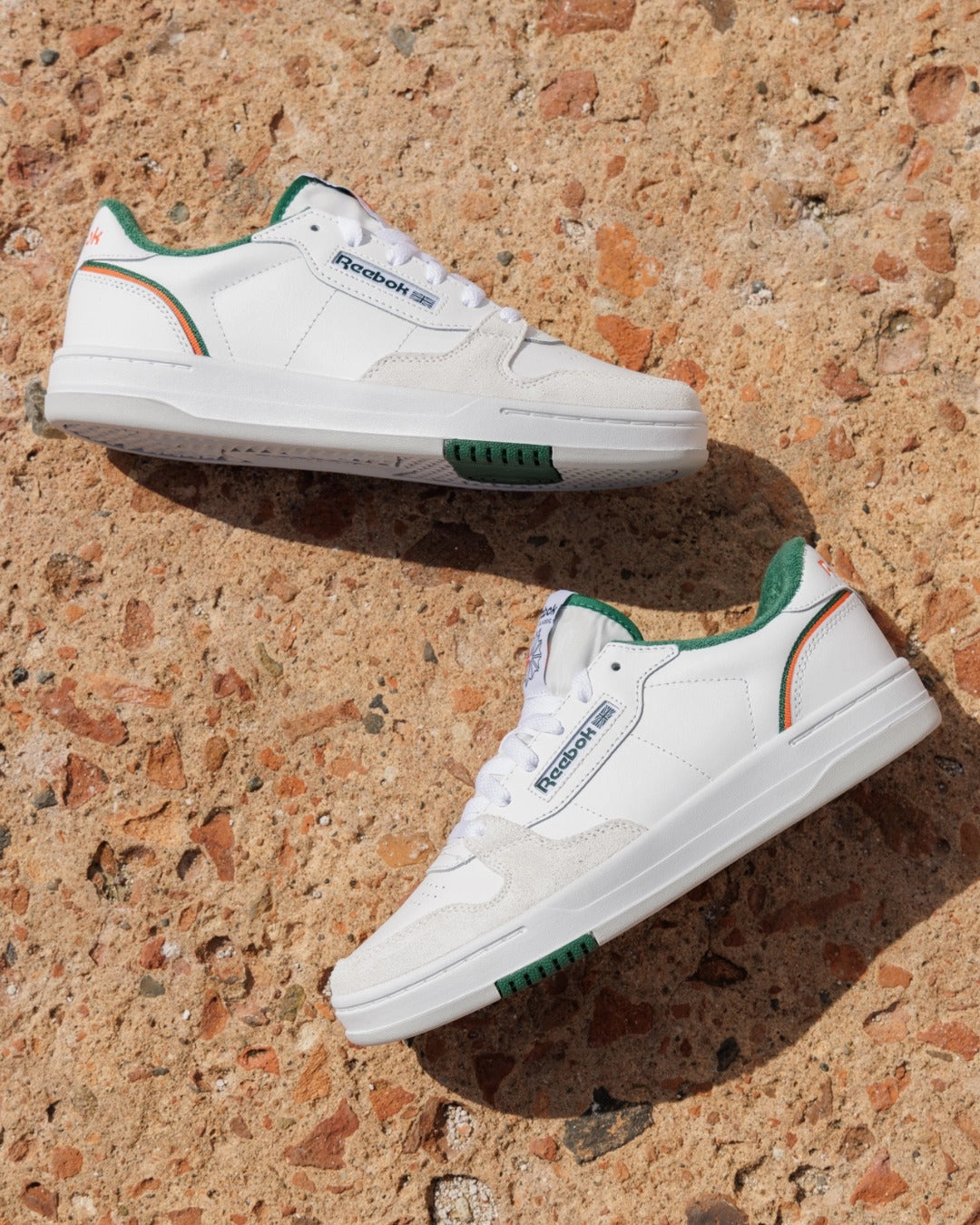 Torsional Rigidity Enhancements Full Grip Phase Court White Darkgreen leather