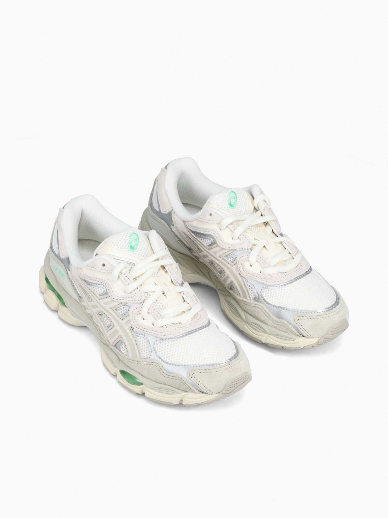 Gelnyc Cream Fossil suede Mesh Lean Fit