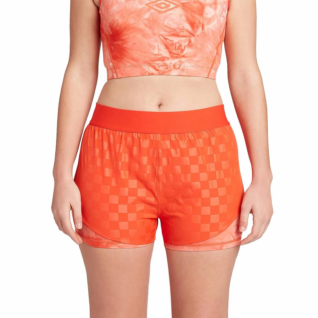 Comfy Ease Umbro - Women's Checkerboard Layer Shorts (HUUL1UBF4 UK8)