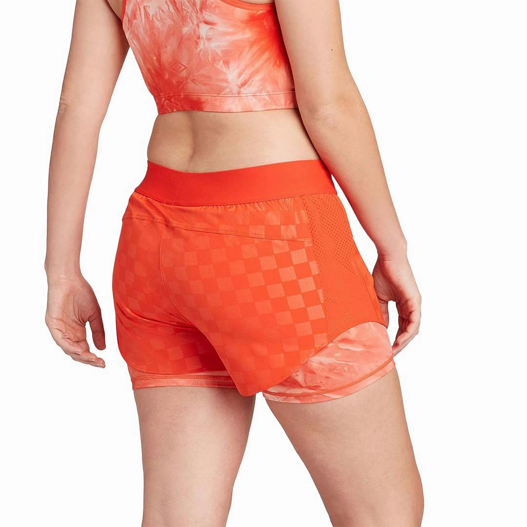 Urban Style FlexibleStretchWeave Umbro - Women's Checkerboard Layer Shorts (HUUL1UBF4 UK8)