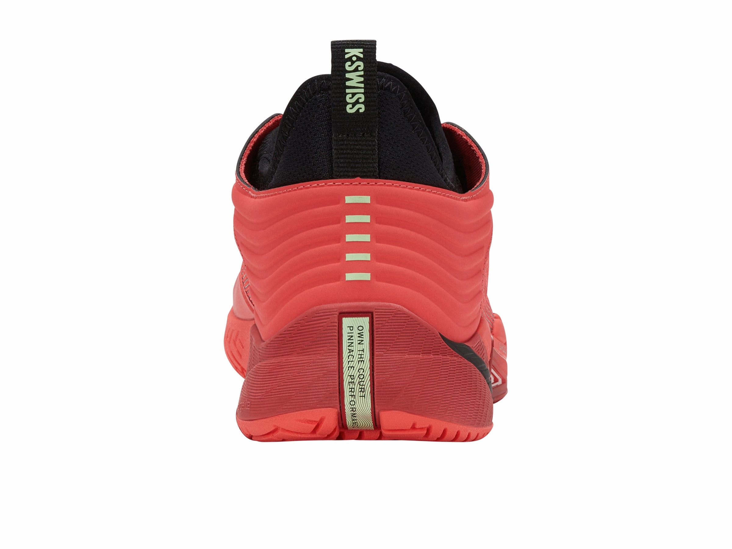 No Friction Casual Comfort 04432-656-M | HYPERCOURT PINNACLE | NEON LAVA/BLACK/CHILI PEPPER