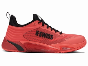 04432-656-M | HYPERCOURT PINNACLE | NEON LAVA/BLACK/CHILI PEPPER Quick design Ankle Collaboration