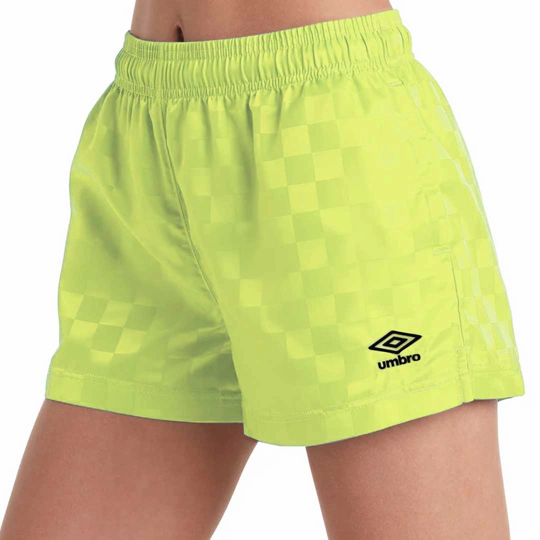 Umbro - Women's 3" Checkerboard Shorts (HUUL1UBF5 UK9) UltraSoftLining