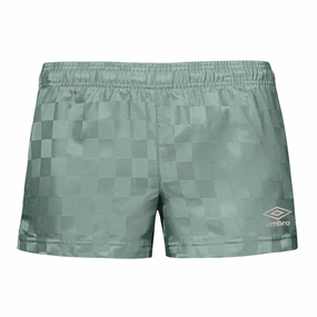 Umbro - Women's 3" Checkerboard Shorts (HUUL1UBF5 UZ4) Layered Style OdorResistantTreatment