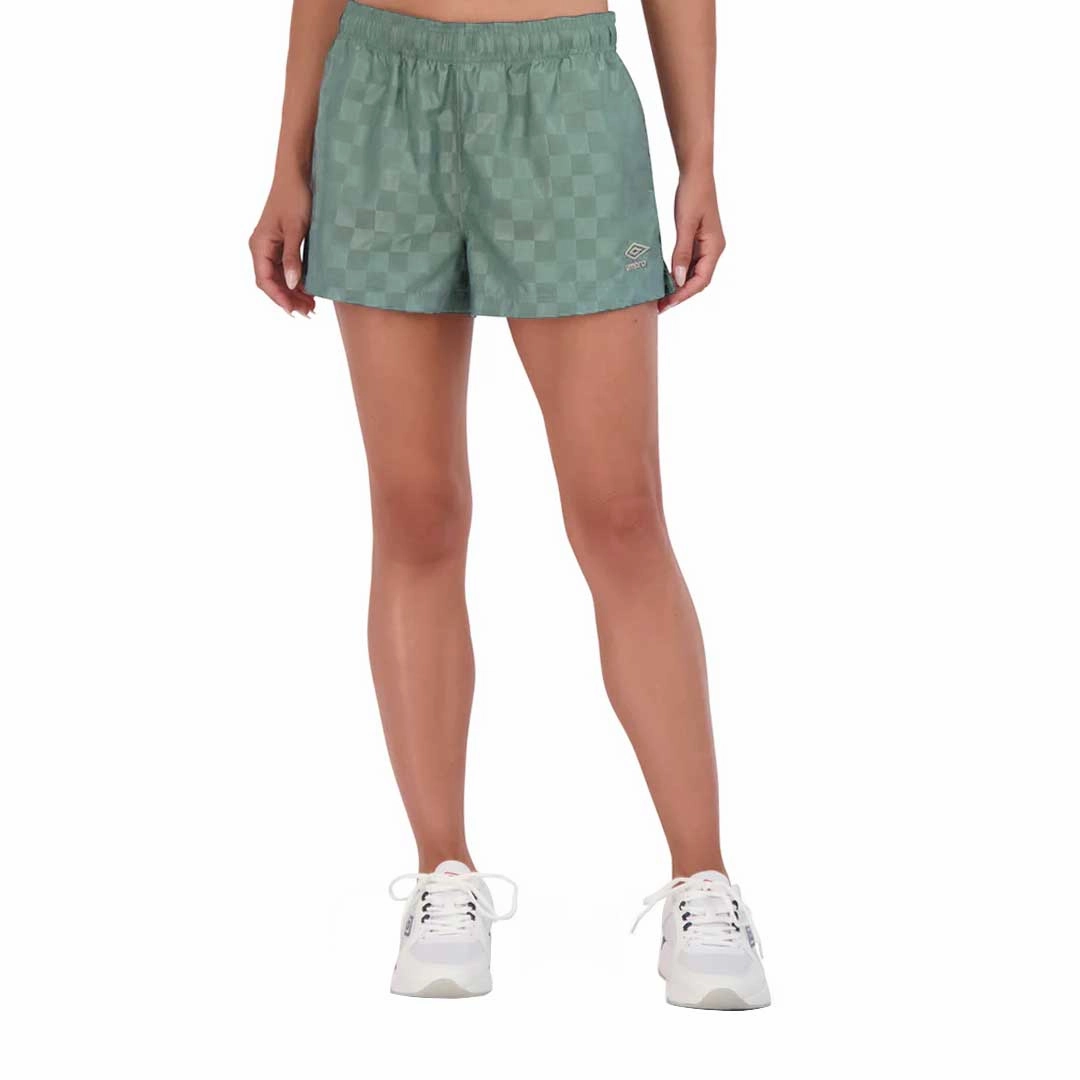 Light Fabric Umbro - Women's 3" Checkerboard Shorts (HUUL1UBF5 UZ4)