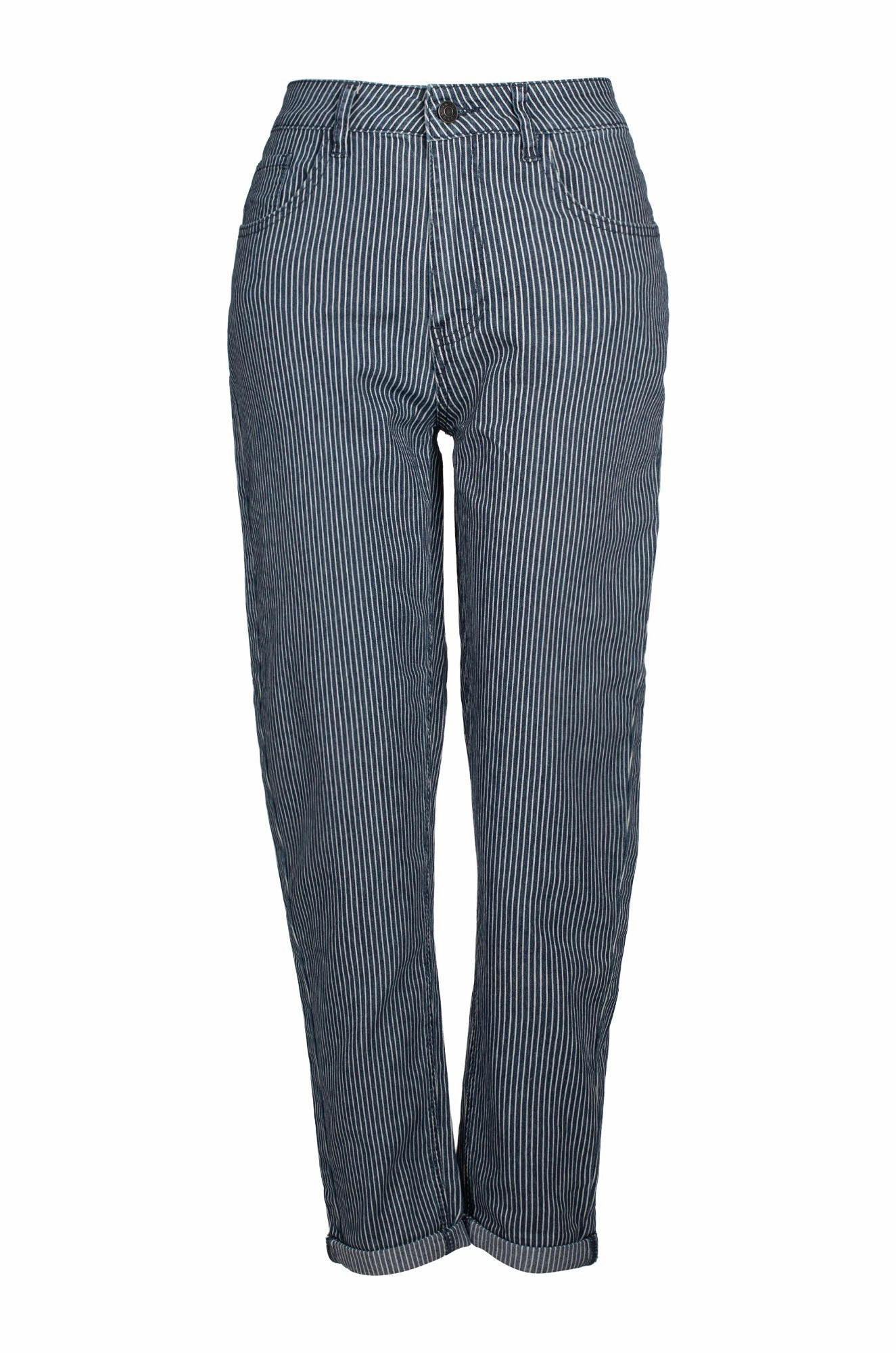 Capri Jeans | Mid Blue Stripe | 6892C1 Autumn Days Unisex Wear Teen Outfit