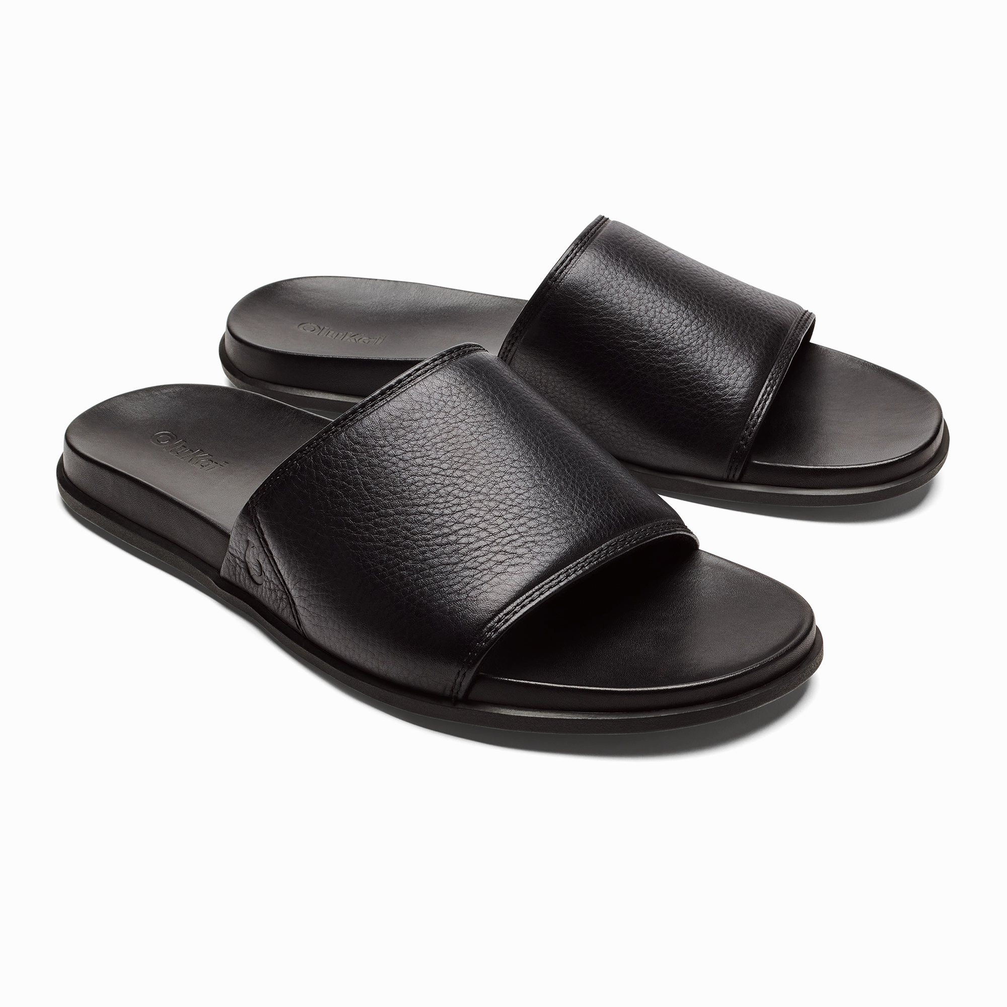 ????lali Slide - Black / Black Trendy Vacation Sandals Balanced feel
