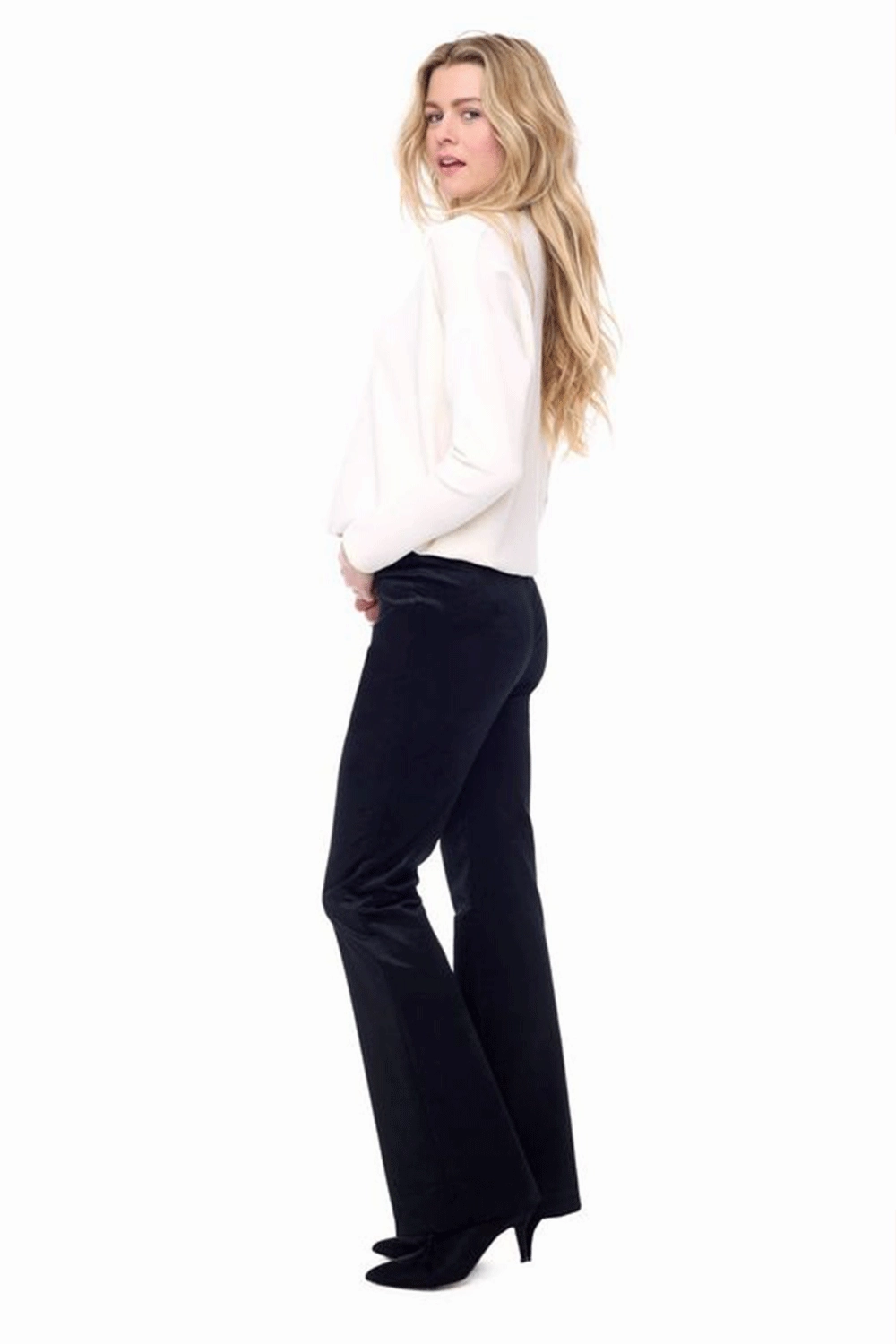 Up Pant - 67933UP Velveteen Bootleg Pant Sporty Vibe