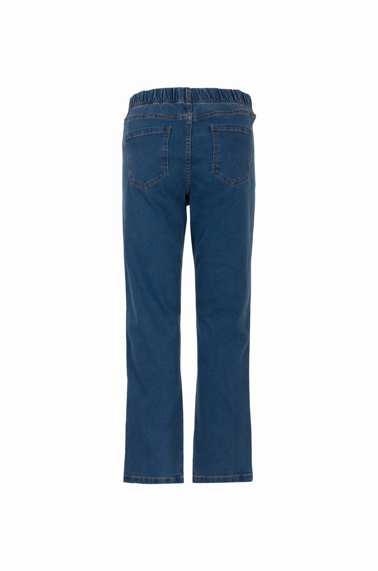 High-Quality Fabric Essential Wear Wonder Denim Short Jeans | MID INDIGO | 6601B1