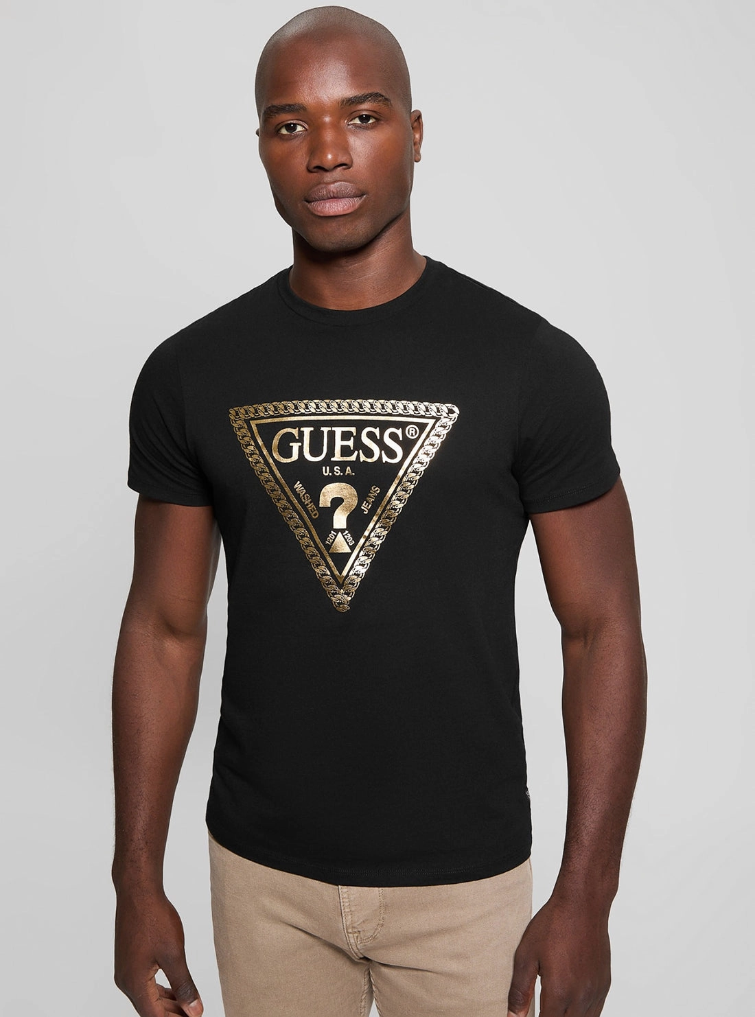 PlushLining Eco Black Logo Chain T-Shirt