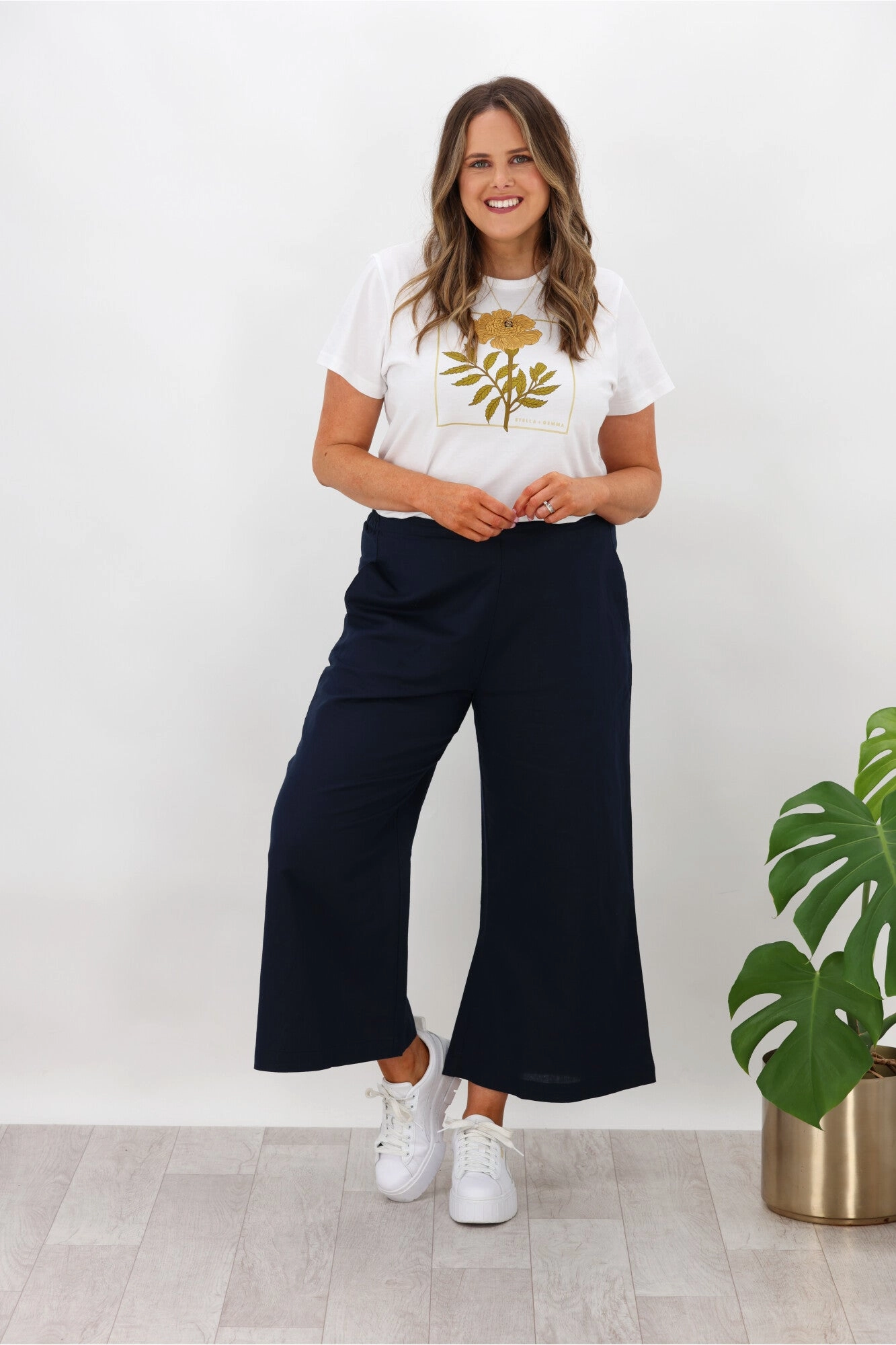 Valeria Label Homer Pant Midnight Blue Flexible Design