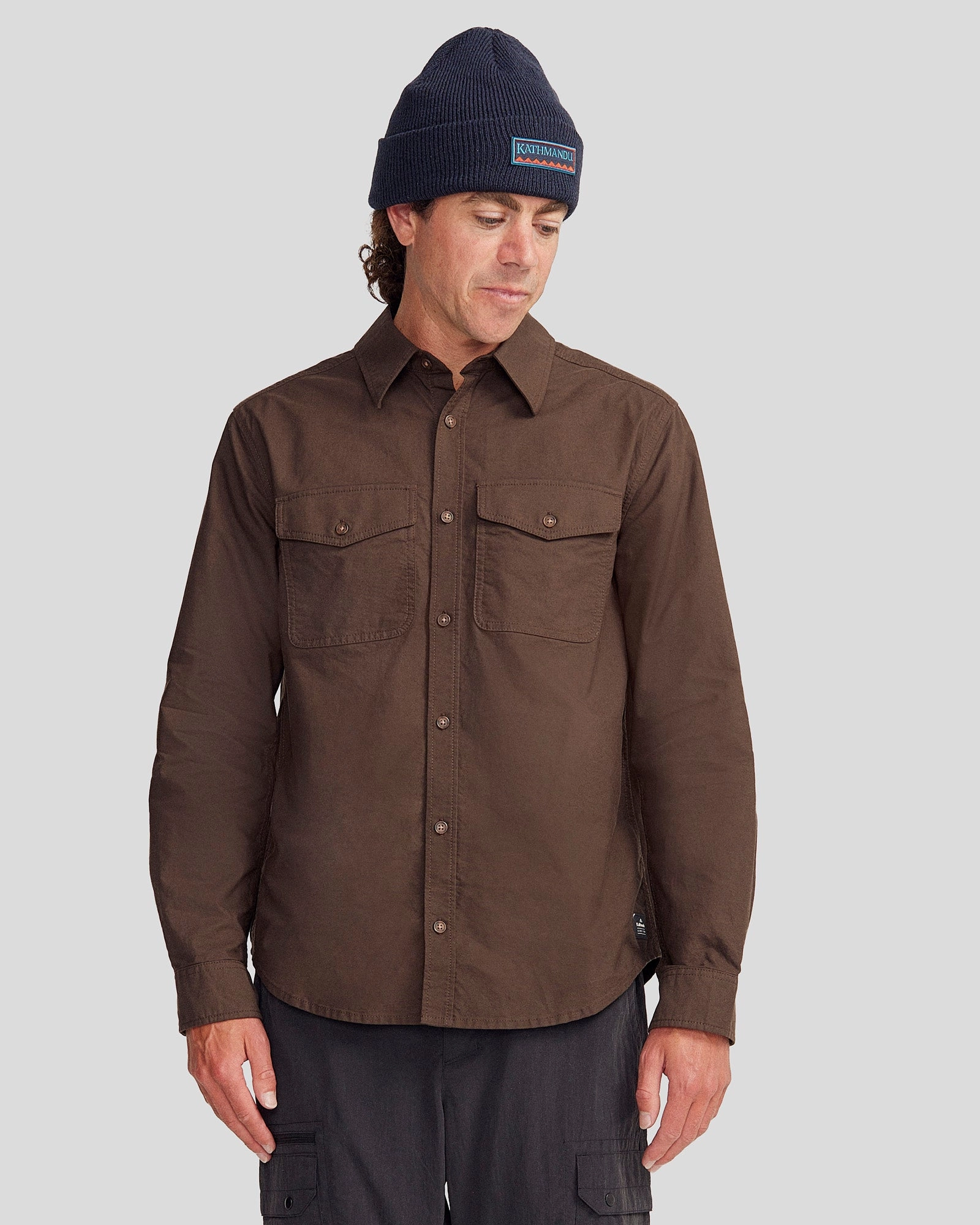 Light Comfort Vander HT Men's Long Sleeve Shirt - Cold Brew