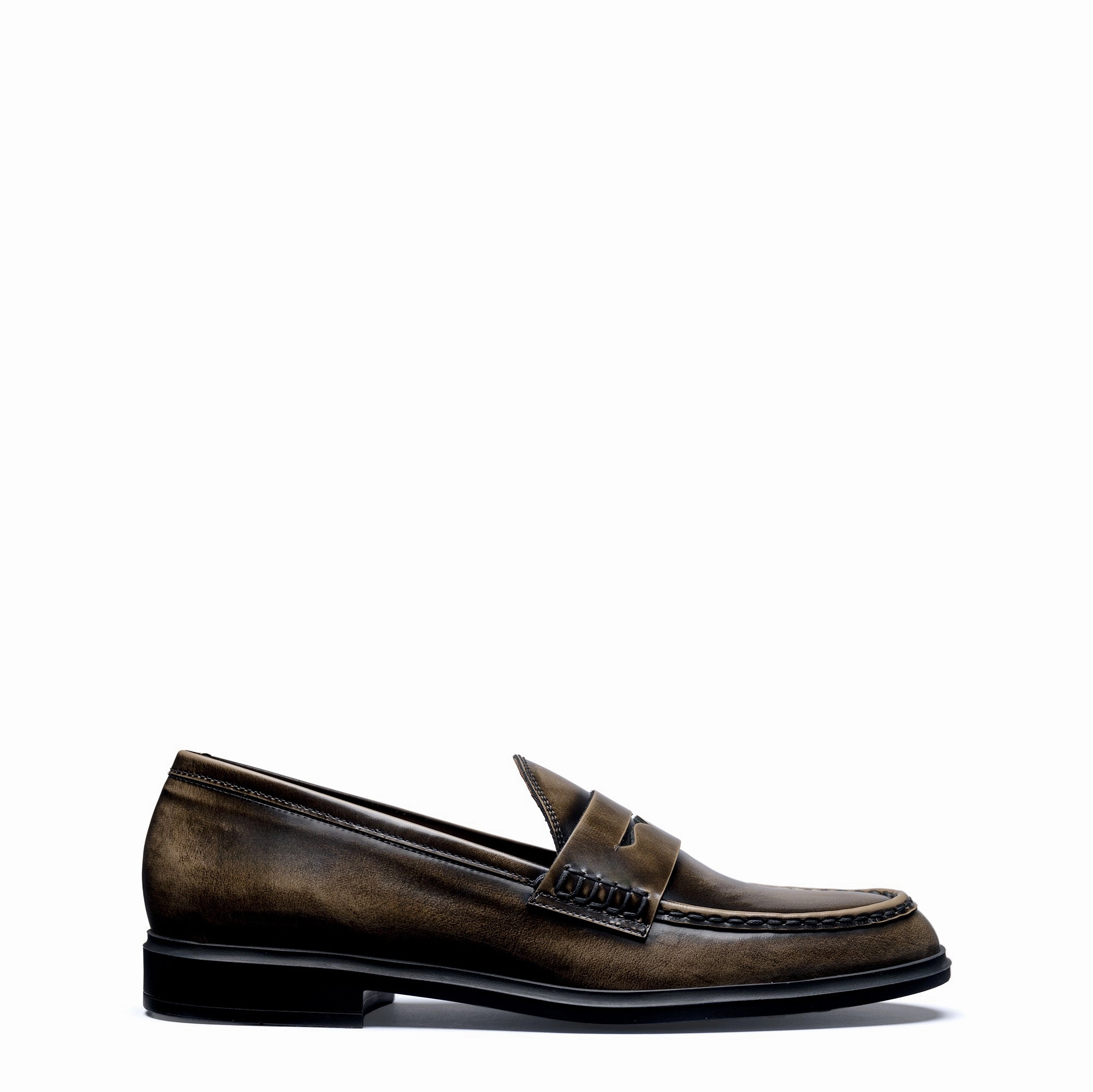 International Event Quiet Office Vend?me Blandine mocha spazzolato leather loafers