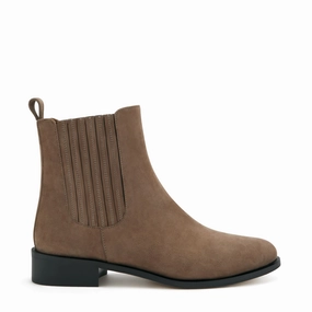 Vend?me Chey taupe suede chelsea boots Anti microbial