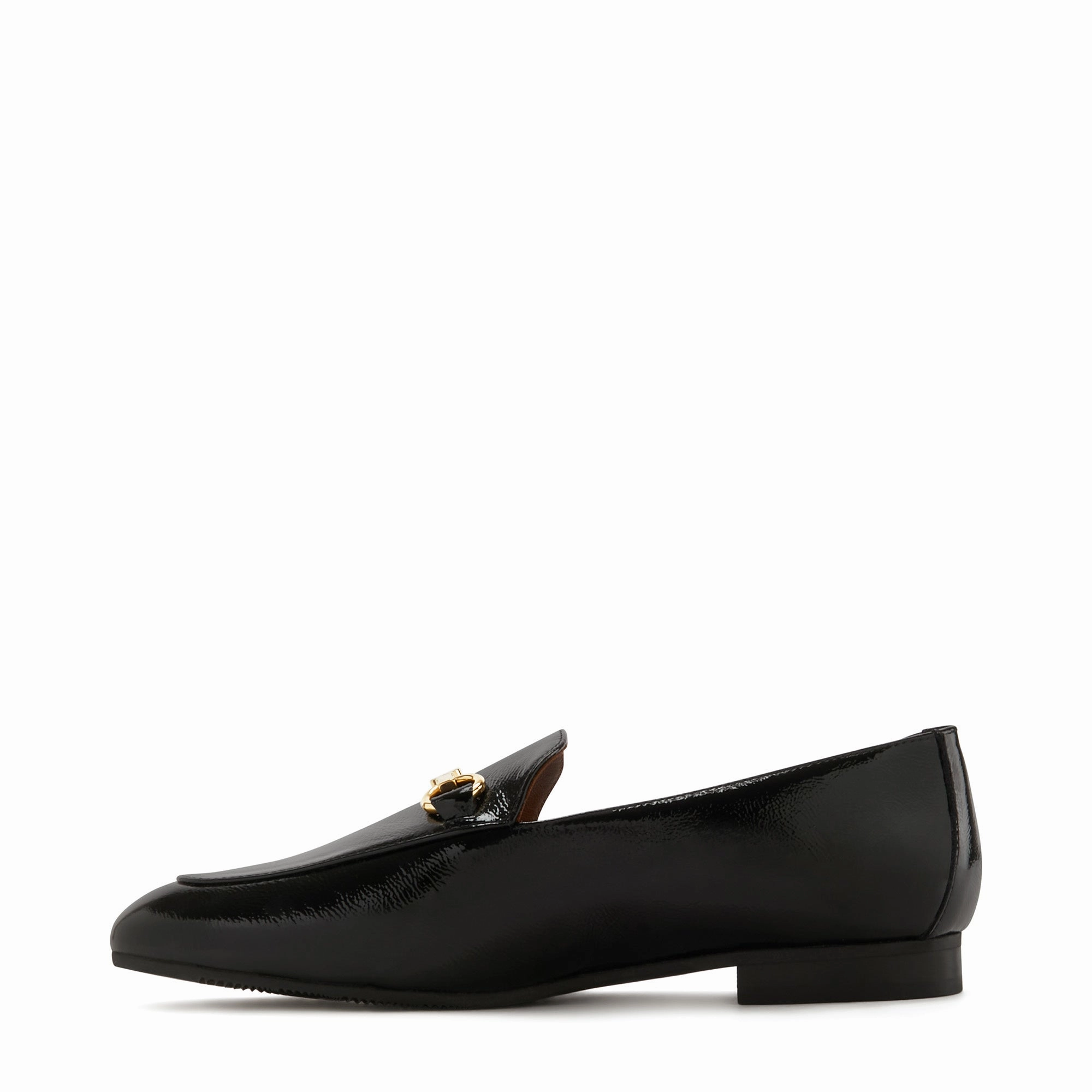 Vend?me Fleur black calfskin patent leather loafers Team leader