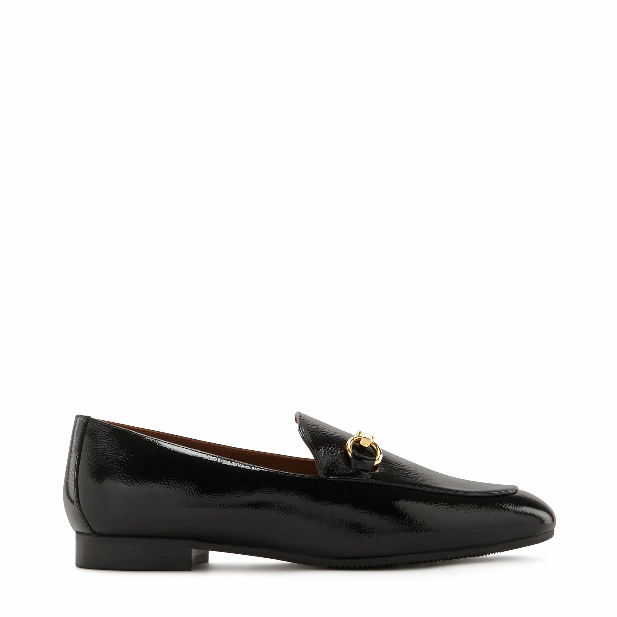 Vend?me Fleur black calfskin patent leather loafers Work Team Line Pace