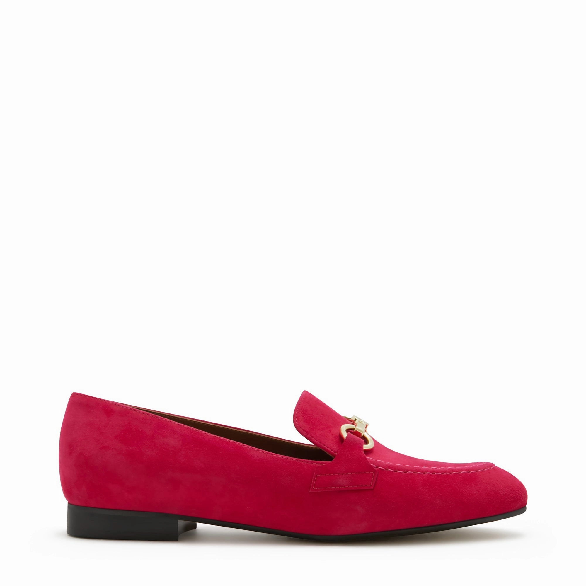Vend?me Fleur fuchsia suede loafers Effort Mode Slim Tip