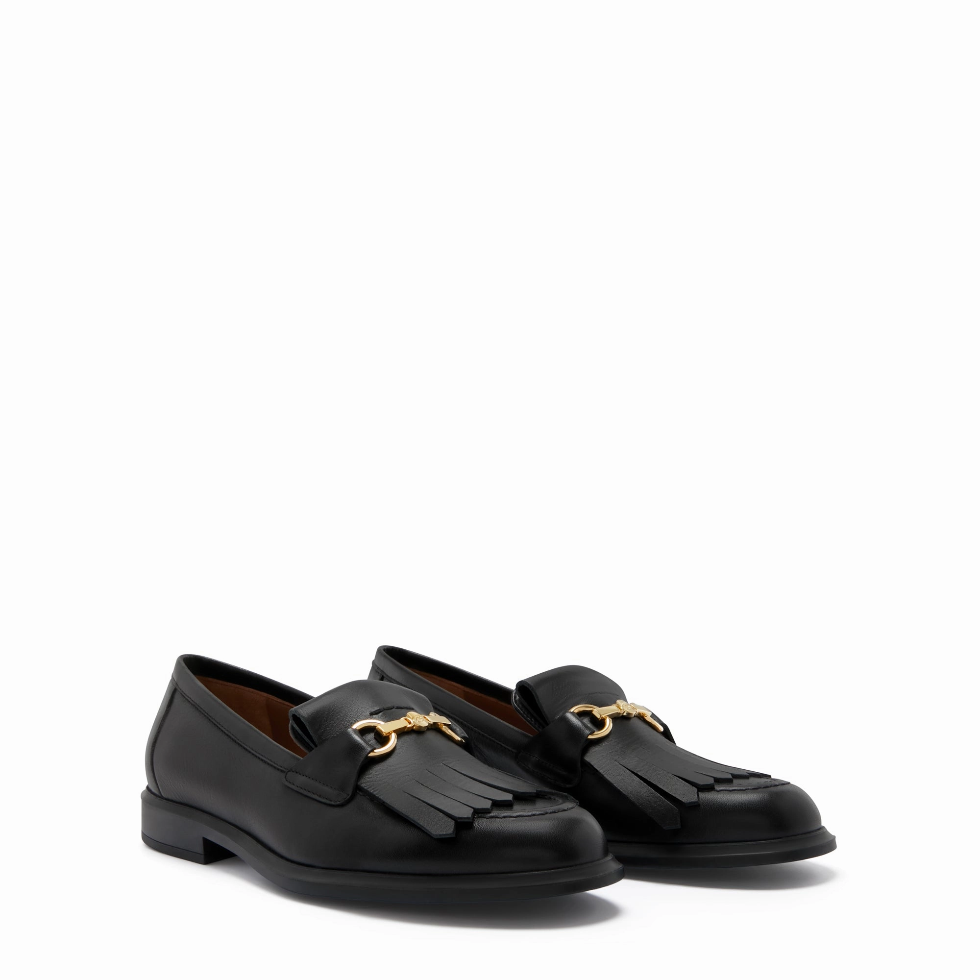 Walk Friendly Vend?me Lave black calfskin leather loafers