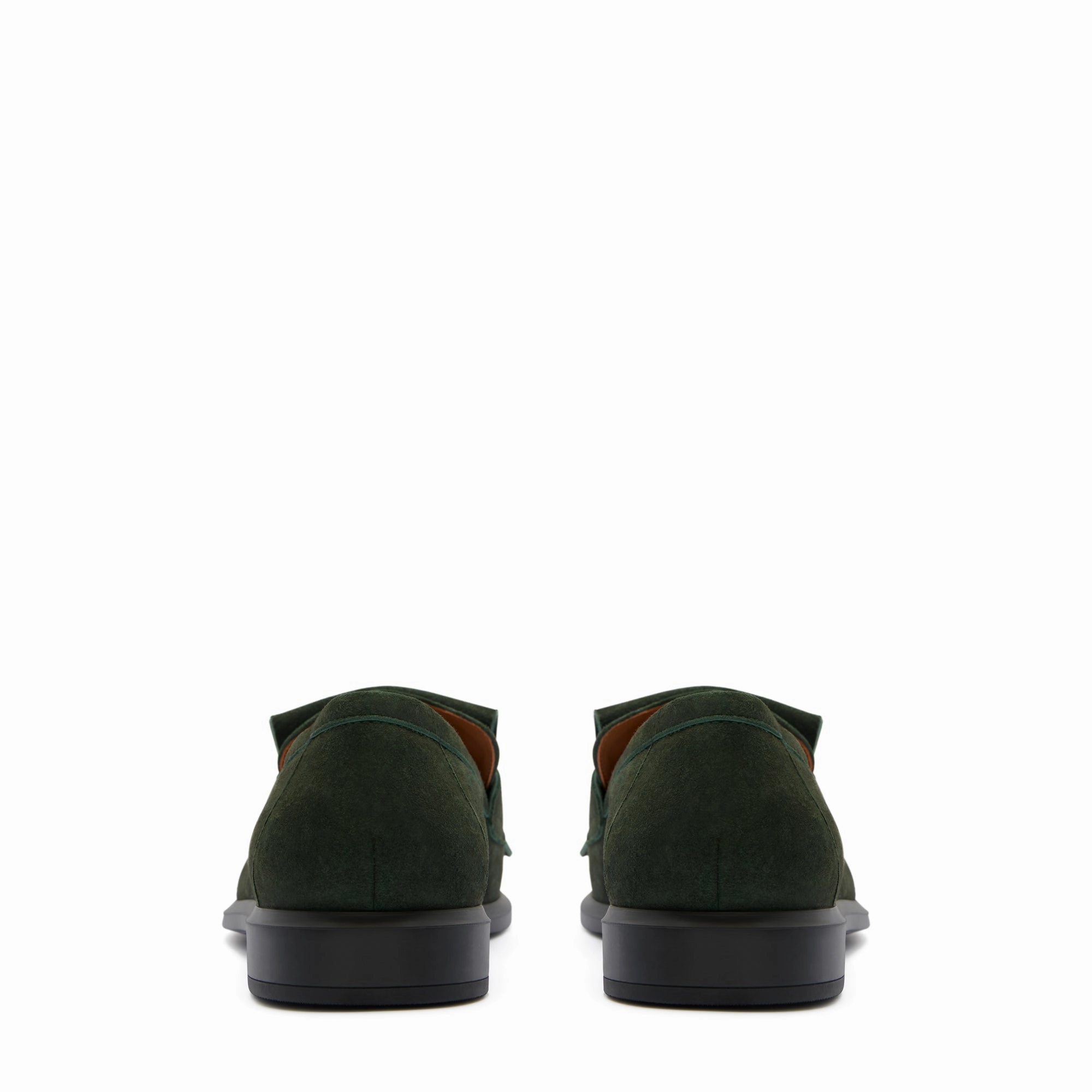 Tailored Fit Outdoor Event Vend?me Lave dark green suede loafers