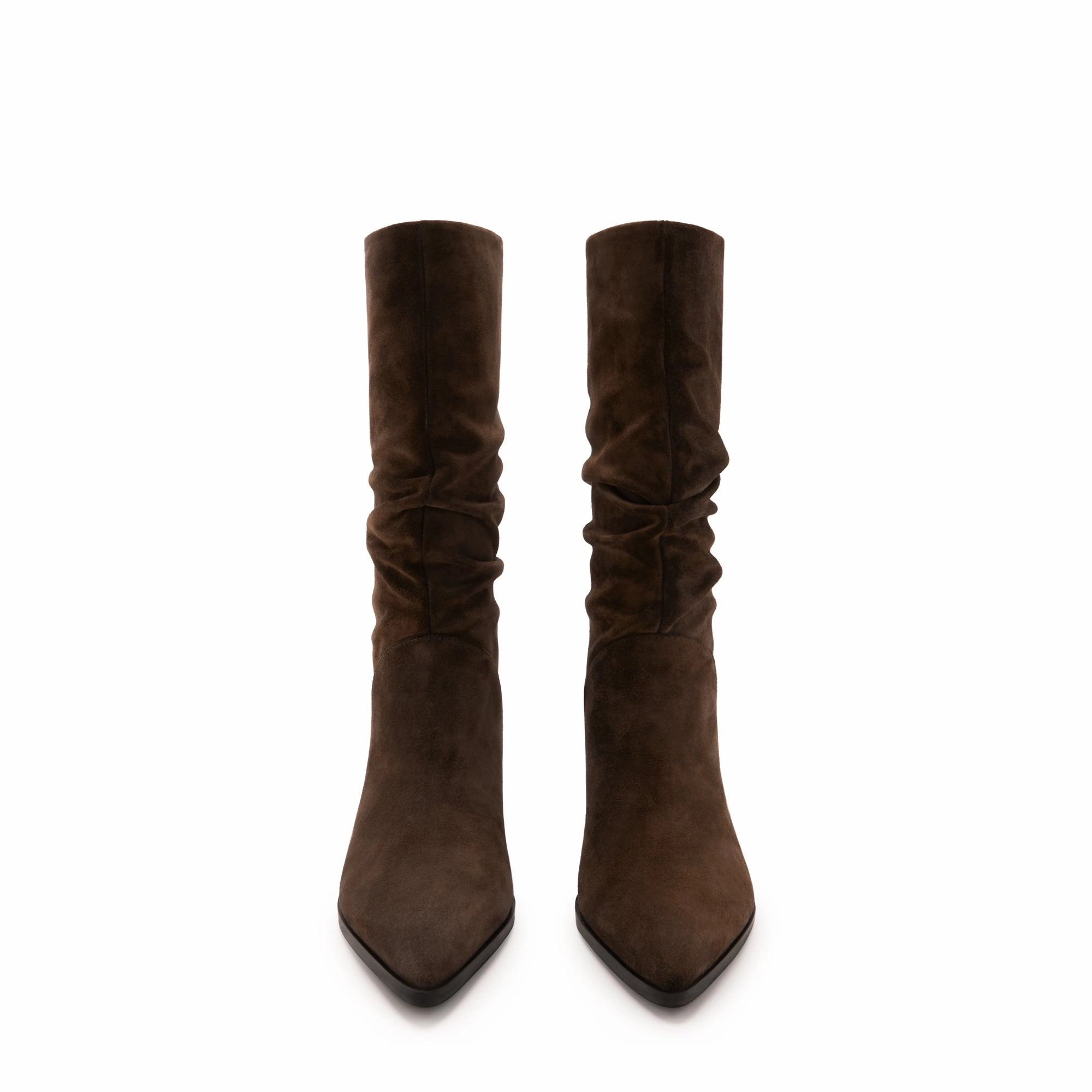 Vend?me Margot brown suede boots Stabilizing Outrigger