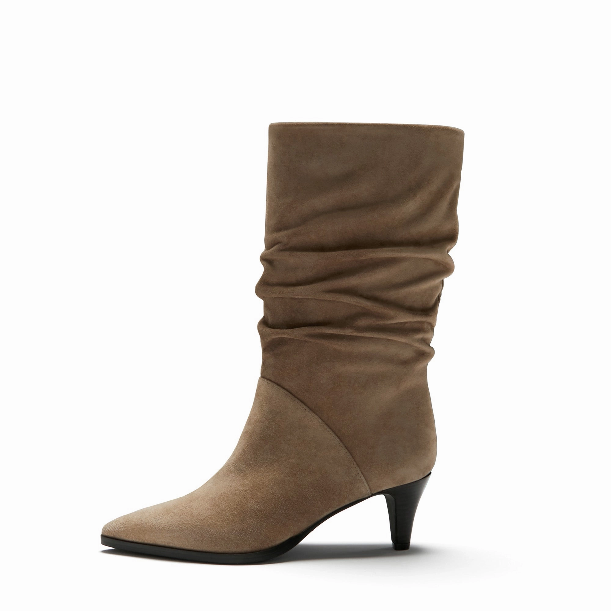 Machine washable Vend?me Margot taupe suede boots