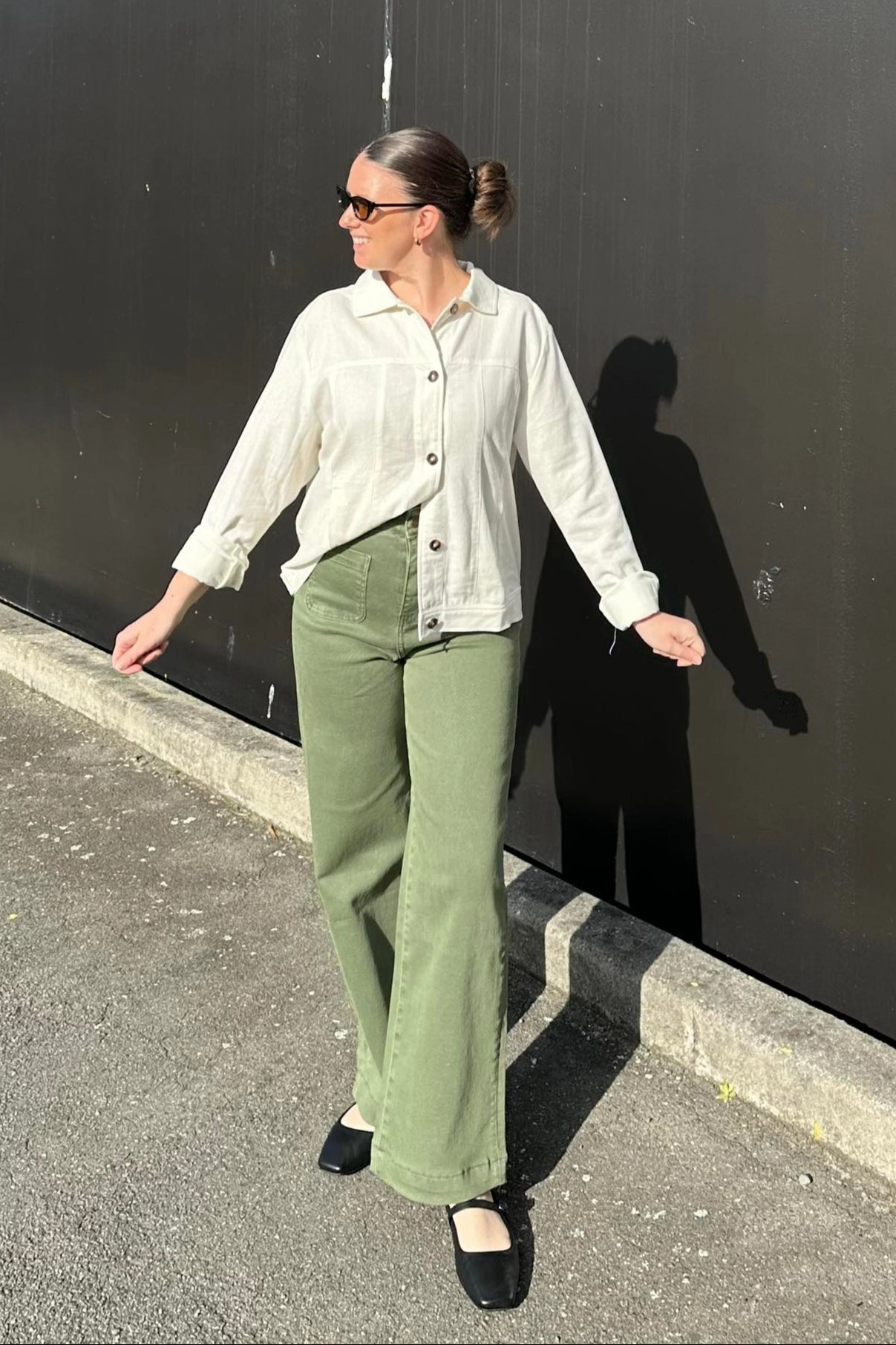 Elm Maylee Jacket Marshmallow Drop Tail Hem